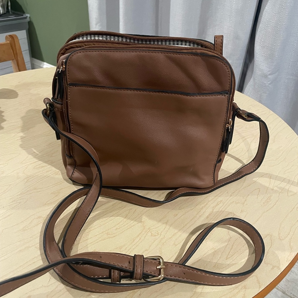 Brown crossbody bag